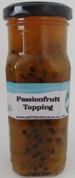 passionfruit topping